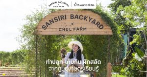 ทำปลูก เก็บกิน ผักสลัด จากศูนย์เกษตรการเรียนรู้ Sansiri Backyard Sansiri Backyard