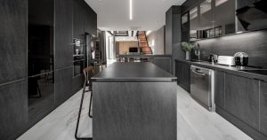 สร้างบ้านให้เป็นมุมปาร์ตี้ด้วยชุดครัวที่ออกแบบมาเพื่อ Chef ‘s table Kitchen living