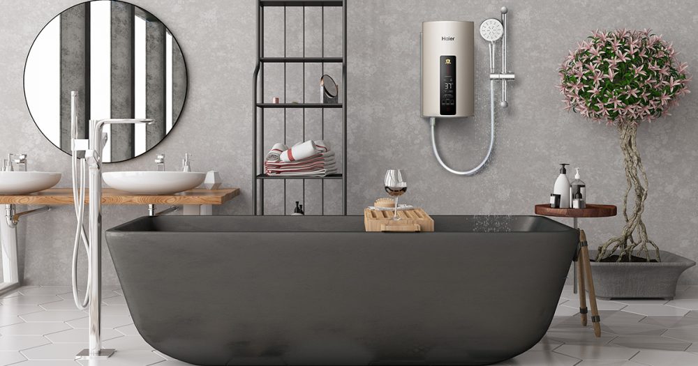 เครื่องทำน้ำอุ่น Haier G2 พร้อมนวัตกรรมยับยั้งแบคทีเรีย AG+