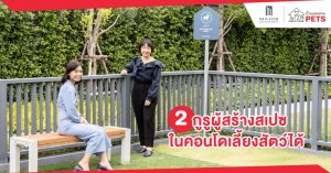 ถอดรหัสงานออกแบบคอนโดเมเจอร์ฯ การดีไซน์ที่เข้าใจคนรักสัตว์เลี้ยง