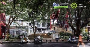The Commons Saladaeng ชานไม้ใต้หลังคาจั่ว และบรรยากาศสบาย ๆ ในซอยศาลาแดง